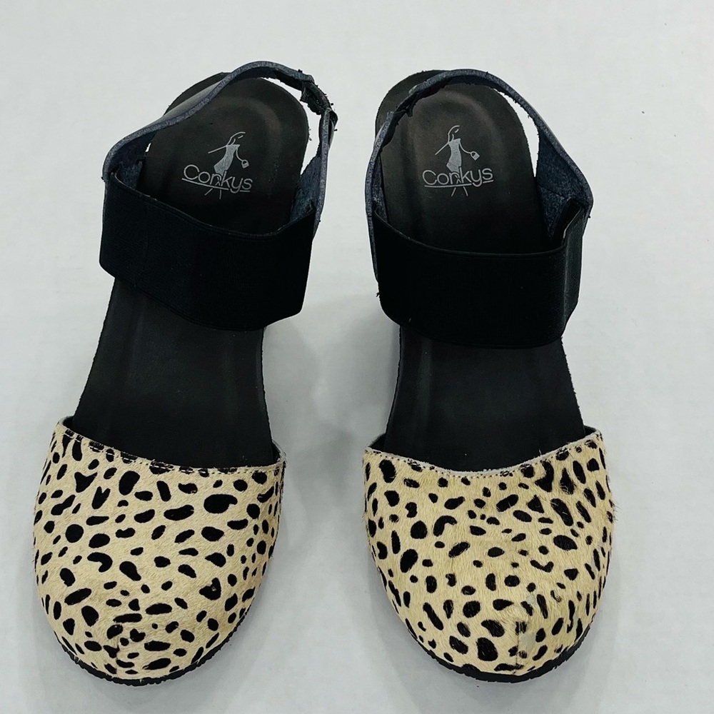 ✨🐆 Corky’s Leopard Print Wedge Sandals – Chic & Effortless Style 🐆✨ - Picture 4 of 14